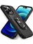 iPhone 15 Pro Drop-Damalı Arka Kapak Pc+Tpu Telefon Kılıfı ile Ring Kickstand (Yurt Dışından) 2