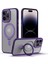 iPhone 15 Pro Manyetik Kasa, Mat Tpu+Akrilik Yüzük Kickstand Telefon Kapağı (Yurt Dışından) 2