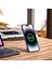 iPhone 15 Pro Manyetik Kasa, Mat Tpu+Akrilik Yüzük Kickstand Telefon Kapağı (Yurt Dışından) 4