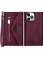 iPhone 15 Pro Cüzdan Deri Kılıfı Zipper Cep Stand Telefon Kapağı Kayış (Yurt Dışından) 1