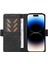 iPhone 15 Pro Cep Telefonu Kılıfı, Pu Deri Kabuk Manyetik Cilt Touch Cüzdan Stand Kapağı (Yurt Dışından) 2