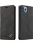 iPhone 15 Pro Telefon Kılıfı Rfıd Engelleme Cilt Touch Hissedme Kapak Pu Deri Stand Cüzdan (Yurt Dışından) 2