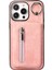 iPhone 15 Pro Deri+Tpu Kickstand Case Zipper Cep Telefonu Kapağı 2 Kayışla (Yurt Dışından) 1