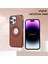 iPhone 15 Pro Max Magnety Case Litchi Doku Şok Geçirmez Pu Deri Kaplamalı Tpu Telefon Kapağı (Yurt Dışından) 4