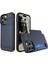 iPhone 15 Plus Sürgülü Kart Tutucu Telefon Kılıfı, Drop Anti Pc + Tpu Arka Kapak (Yurt Dışından) 1