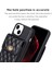 iPhone 15 Plus Pu Deri Kaplamalı Tpu Telefon Kapak Kartı Tutucu Arka Koruma Kılıfı Kayış (Yurt Dışından) 4