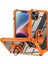 iPhone 15 Plus Ring Kickstand Telefon Kasası Alaşım Lens Çerçevesi Pc + Tpu Koruyucu Kapak (Yurt Dışından) 1