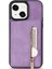 iPhone 15 Plus Zipper Cep Deri Kaplamalı Tpu Telefon Kılıfı Cüzdan Telefon Kickstand Kapak (Yurt Dışından) 1