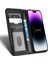 iPhone 15 Plus Deri Stand Kabuğu Plus Baskalı Cüzdan Telefon Kılıfı Manyetik Flip Kapak (Yurt Dışından) 2
