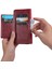 iPhone 15 Plus Slim Fit Pu Deri Kılıf Cüzdan Fermuarı Cep Çevirme Stand Telefon Kapak Kabuğu (Yurt Dışından) 5