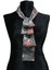 EL İŞÇİLİĞİ KADIN RENKLİ EBRU FULAR 167*33 cm - F0020 1