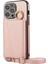iPhone 15 Pro Kart Tutucu Pu+Pc+Tpu Kickstand Kılıf Kordonlu Darbeye Dayanıklı Telefon Kılıfı (Yurt Dışından) 1