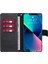 iPhone 15 Pro Magnetic Toka Folio Flip Pu Deri Cüzdan Kılıf Cep Telefonu Katlanabilir Stand Kapağı (Yurt Dışından) 2