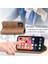 iPhone 15 Pro Max Retro Pu Deri Kart Tutucu Telefon Kılıfı Cilt Touch Flip Stand Kapağı (Yurt Dışından) 3
