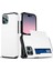 iPhone 15 Pro Tpu + Pc Çift Katmanlı Telefon Koruyucu Kılıf Slayt Kartı Tutucu Telefon Kapağı (Yurt Dışından) 1