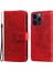 iPhone 15 Pro Max Stand Telefon Kılıf Cüzdan Tpu+Pu Deri Kapak Kabuğu (Yurt Dışından) 1