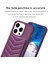 iPhone 15 Pro Max Cep Telefonu Kapağı, Kickstand Card Tutucu Telefon Kabuğu Tpu+Pu Deri Kılıf (Yurt Dışından) 3
