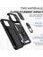 iPhone 15 Pro Max Slide Kamera Koruyucu Telefon Kılıfı Metal Yüzük Kickstand Anti-Cratch Pc + Tpu Kapağı (Yurt Dışından) 4