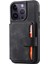 iPhone 15 Pro Max Deri Kaplamalı Tpu Telefon Kılıfı Rfıd Engelleme Cüzdan Anti-Fall Kapak Kickstand ile (Yurt Dışından) 1