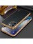 iPhone 15 Pro Max Elektro Kaplama Kapak Litchi Doku Pu Deri Kaplamalı Pc+Tpu Telefon Kılıfı (Yurt Dışından) 4