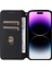 iPhone 15 Plus Rhombus Baskılı Telefon Kılıf Anti Drop Pu Deri Deri Cüzdan Stand Kapağı (Yurt Dışından) 1