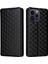 iPhone 15 Plus Rhombus Baskılı Telefon Kılıf Anti Drop Pu Deri Deri Cüzdan Stand Kapağı (Yurt Dışından) 2
