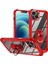 iPhone 15 Plus Ring Kickstand Telefon Kasası Alaşım Lens Çerçevesi Pc + Tpu Koruyucu Kapak (Yurt Dışından) 1