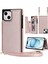 iPhone 15 Plus Manyetik Buttons Kickstand Telefon Kasası Rfıd Engelleme Kart Tutucu Kapak Kayış (Yurt Dışından) 1