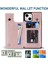 iPhone 15 Plus Manyetik Buttons Kickstand Telefon Kasası Rfıd Engelleme Kart Tutucu Kapak Kayış (Yurt Dışından) 3
