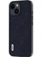 iPhone 15 Çizgiye Karşı Çizelge Anti Telefon Kılıfı Cowhide Deri + Pc + Tpu Çapraz Doku Telefon Kapağı (Yurt Dışından) 2