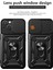 iPhone 15 Slayt Kamera Lens Şok Geçirmez Cep Telefonu Kasası Pc+Tpu Kickstand Telefon Kabuğu (Yurt Dışından) 2