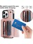 iPhone 15 Pro Max Telefon Kabuğu, Kart Yuvaları Pu Deri+Tpu Kickstand Kapağı 2 Kayışla (Yurt Dışından) 4