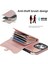 iPhone 15 Pro Max Telefon Kabuğu, Kart Yuvaları Pu Deri+Tpu Kickstand Kapağı 2 Kayışla (Yurt Dışından) 5