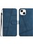 iPhone 15 Plus Cilt Touch Telefon Kılıfı Retro Pu Deri Cüzdan Kapağı Standlı (Yurt Dışından) 1