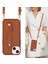 iPhone 15 Kart Tutucu Kabuğu, Kickstand Case Pu Deri Kaplamalı Tpu Telefon Kapağı Kayışlı (Yurt Dışından) 5