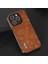 iPhone 15 Pro Max Telefon Kılıfı Dokulu Pu Deri Kaplamalı Pc+Tpu Güz Kanıtı Kabuğu (Yurt Dışından) 4