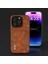 iPhone 15 Pro Max Telefon Kılıfı Dokulu Pu Deri Kaplamalı Pc+Tpu Güz Kanıtı Kabuğu (Yurt Dışından) 5