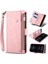 iPhone 15 Plus Cüzdan Deri Kılıfı, Zipper Cep Rfıd Engelleyen Telefon Stand Kapağı (Yurt Dışından) 1