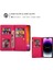 iPhone 15 Pro Max Fermuar Cüzdan Telefon Kapağı Pu Deri Glittery Lazer Oyma Telefon Stand Kılıfı (Yurt Dışından) 5