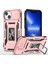iPhone 15 Plus Slayt Kamera Kapağı Telefon Kılıfı Metal Kickstand Pc+Tpu Kıçlama Anti-Cratch Kapağı (Yurt Dışından) 1