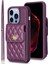 iPhone 15 Pro Ön Kara Çizelge Pu Deri Kaplamalı Tpu Telefon Kapak Kartı Tutucu Kılıf Strap (Yurt Dışından) 1