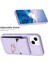 iPhone 15 Plus Cep Telefon Kılıf Kart Tutucu Pu Deri+Tpu Telefon Kapağı Ring Kickstand (Yurt Dışından) 3