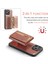 iPhone 15 Pro Kickstand Cover Işıltılı Deri Kaplı Pc+Tpu Çıkarılabilir Cüzdan Telefon Kılıfı (Yurt Dışından) 5