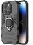 iPhone 15 Pro Max Tpu+Pc Bırak-Kötü Telefon Kılıf Halka Tutucu Kickstand Cover (Yurt Dışından) 1