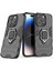 iPhone 15 Pro Max Tpu+Pc Bırak-Kötü Telefon Kılıf Halka Tutucu Kickstand Cover (Yurt Dışından) 2