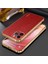 iPhone 15 Pro Max Elektro Kaplama Kapak Litchi Doku Pu Deri Kaplamalı Pc+Tpu Telefon Kılıfı (Yurt Dışından) 4