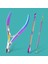 Gökkuşağı Seti Dmoley Tırnak Tırnak Makası Paslanmaz Çelik Manikür Pedikür Araçları Altın/gümüş/gökkuşağı Ölü Cilt Makas Makası Clipper Aracı (Yurt Dışından) 1