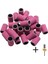 Pembe 240 50 Adet Pembe 80 120 180 240 Kum Kesici Zebra Zımpara Bantları Tırnak Matkap Uçları Ayak Bakımı Parlatma Manikür Jeli Polishremover Yedek (Yurt Dışından) 5