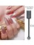 C06 Nail Art Mıknatıs Sopa Kurulu Jel Vernik Için 9d Kedi Gözü Hattı Şerit Etkisi Kare Yuvarlak Şekil Güçlü Manyetik Tırnak Aracı GL1612-1 (Yurt Dışından) 3