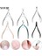 Renk Tırnak Eti Tırnak Makası Clipper Silikon Koruyucu Kılıf Nail Art Pedikür Bakım Trim Pense Kesici Makas Paslanmaz Çelik (Yurt Dışından) 3